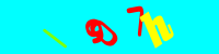 Blue Captcha Image
