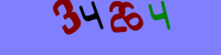 Blue Captcha Image
