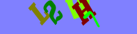 Blue Captcha Image
