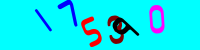 Blue Captcha Image