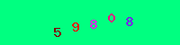 Blue Captcha Image