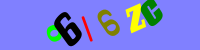 Blue Captcha Image