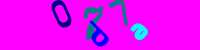 Blue Captcha Image