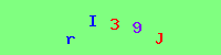 Blue Captcha Image