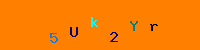 Blue Captcha Image