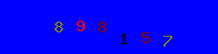 Blue Captcha Image