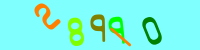 Blue Captcha Image