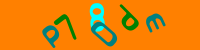 Blue Captcha Image