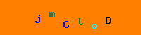 Blue Captcha Image