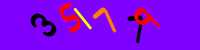 Blue Captcha Image