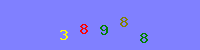 Blue Captcha Image