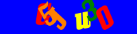 Blue Captcha Image