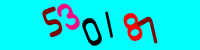 Blue Captcha Image