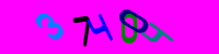 Blue Captcha Image
