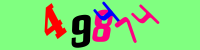 Blue Captcha Image