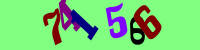 Blue Captcha Image