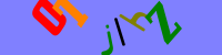 Blue Captcha Image