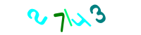 Blue Captcha Image