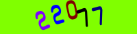 Blue Captcha Image