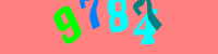 Blue Captcha Image