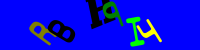 Blue Captcha Image