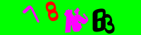 Blue Captcha Image