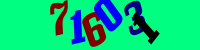 Blue Captcha Image