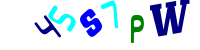 Blue Captcha Image