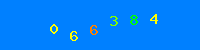 Blue Captcha Image