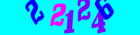 Blue Captcha Image
