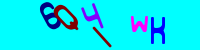 Blue Captcha Image