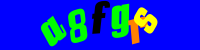 Blue Captcha Image