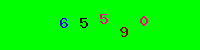 Blue Captcha Image