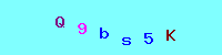 Blue Captcha Image