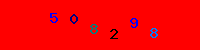 Blue Captcha Image