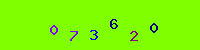 Blue Captcha Image
