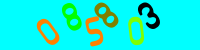 Blue Captcha Image