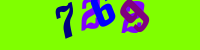 Blue Captcha Image