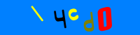 Blue Captcha Image