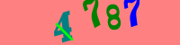 Blue Captcha Image