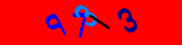 Blue Captcha Image