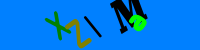 Blue Captcha Image