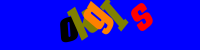 Blue Captcha Image