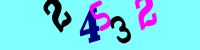 Blue Captcha Image