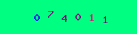 Blue Captcha Image
