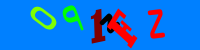Blue Captcha Image