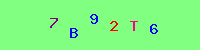 Blue Captcha Image