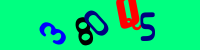 Blue Captcha Image