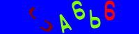 Blue Captcha Image