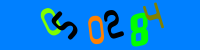 Blue Captcha Image